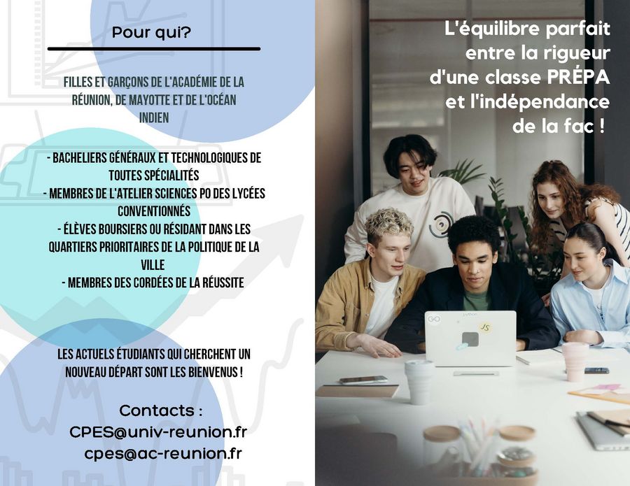 L'équilibre parfait entre la rigueur d'une classe prépa et l'indépendance de la fac ! Voir la description détaillée ci-dessous
